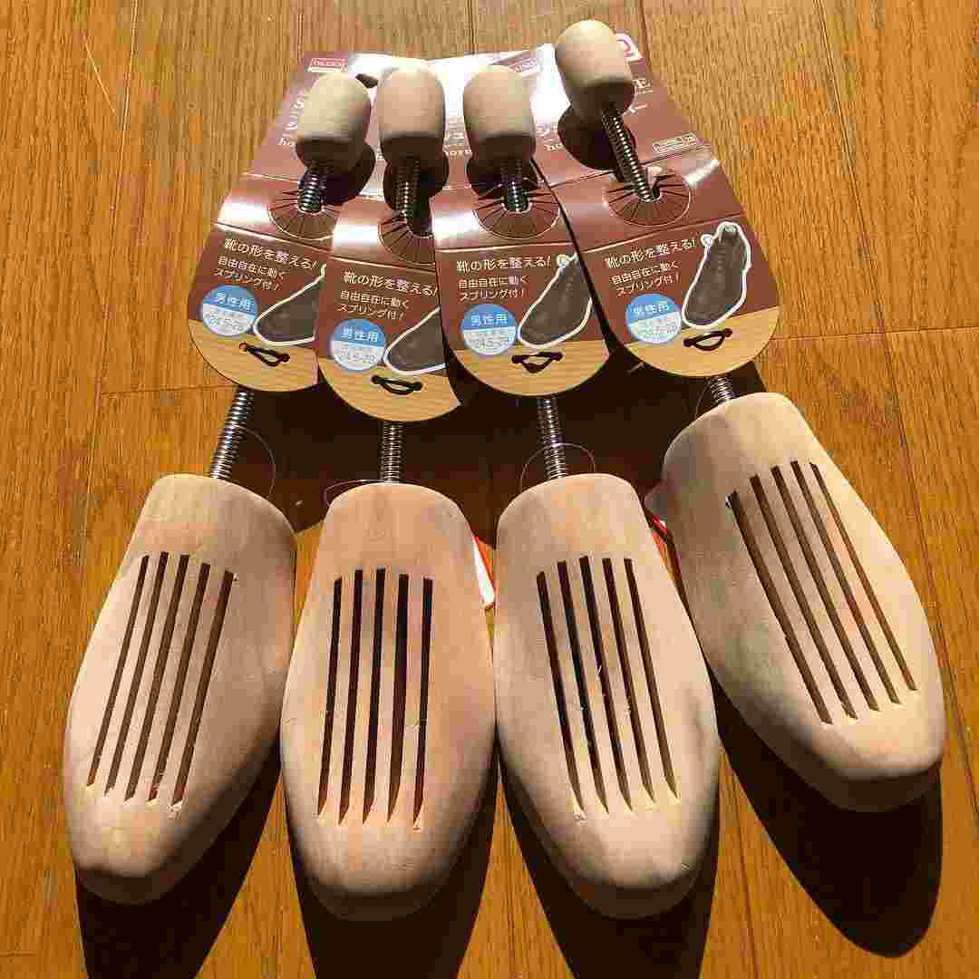 木製シューキーパー男性用