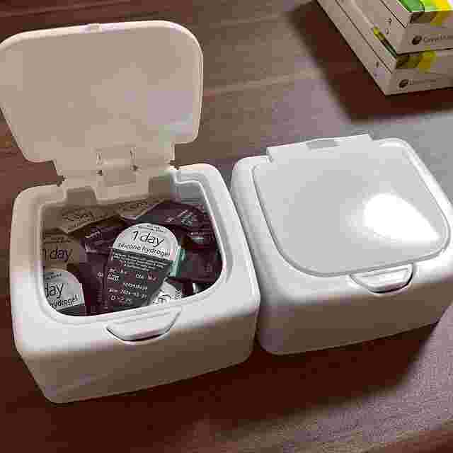 セリアのワンプッシュ小物ケース