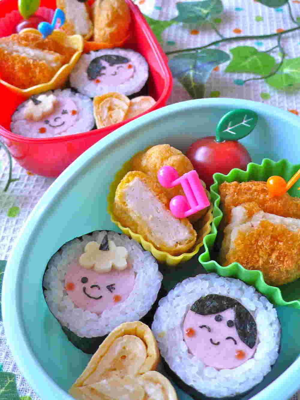 節分のキャラ弁例