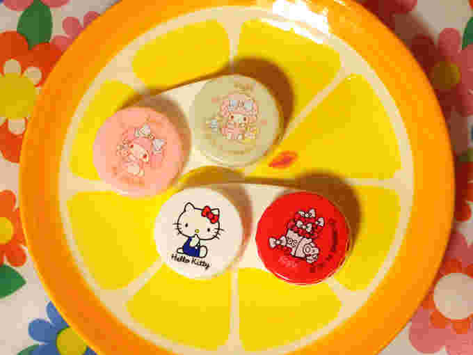 100均のサンリオキャラクターのコンタクトケース