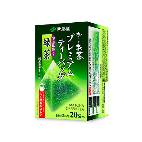 プレミアムティーバッグ宇治抹茶入り緑茶