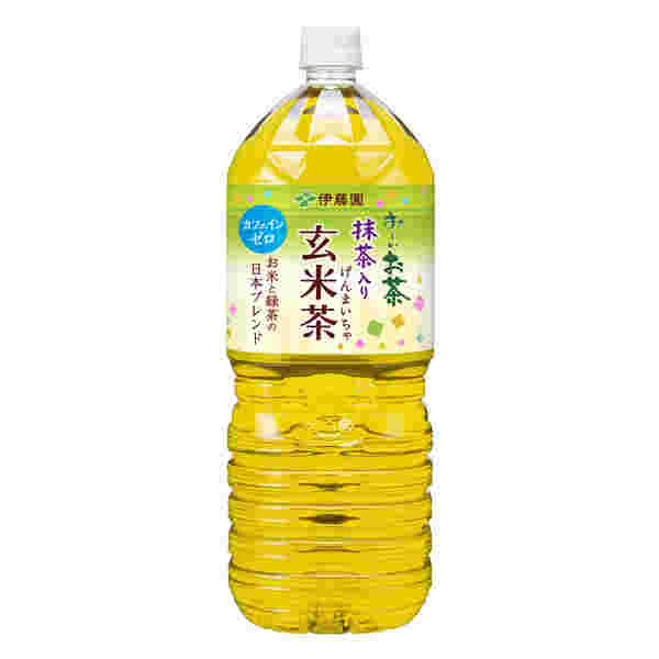 2Lボトルの抹茶入り玄米茶