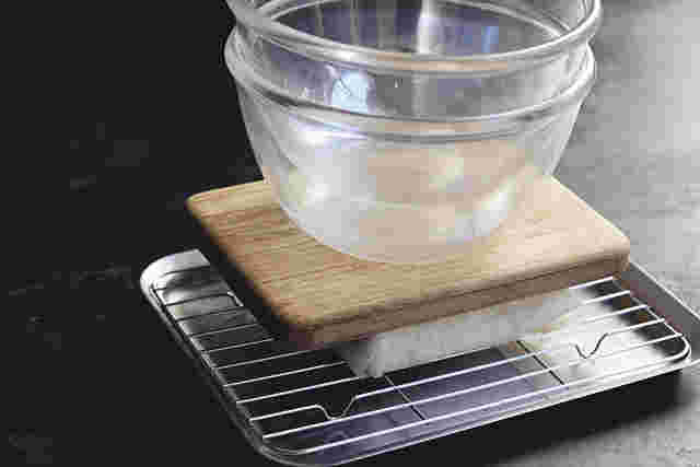 豆腐の水切り画像