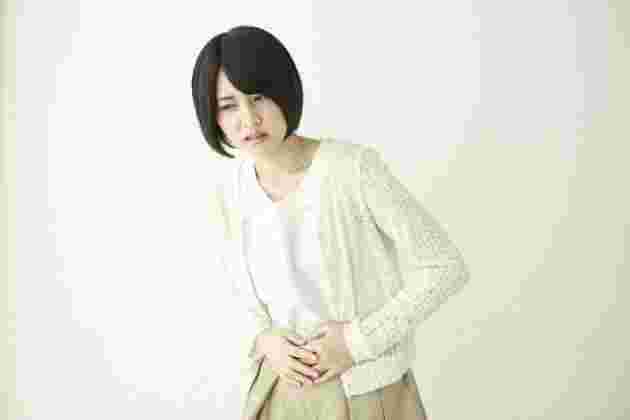 下痢の女性