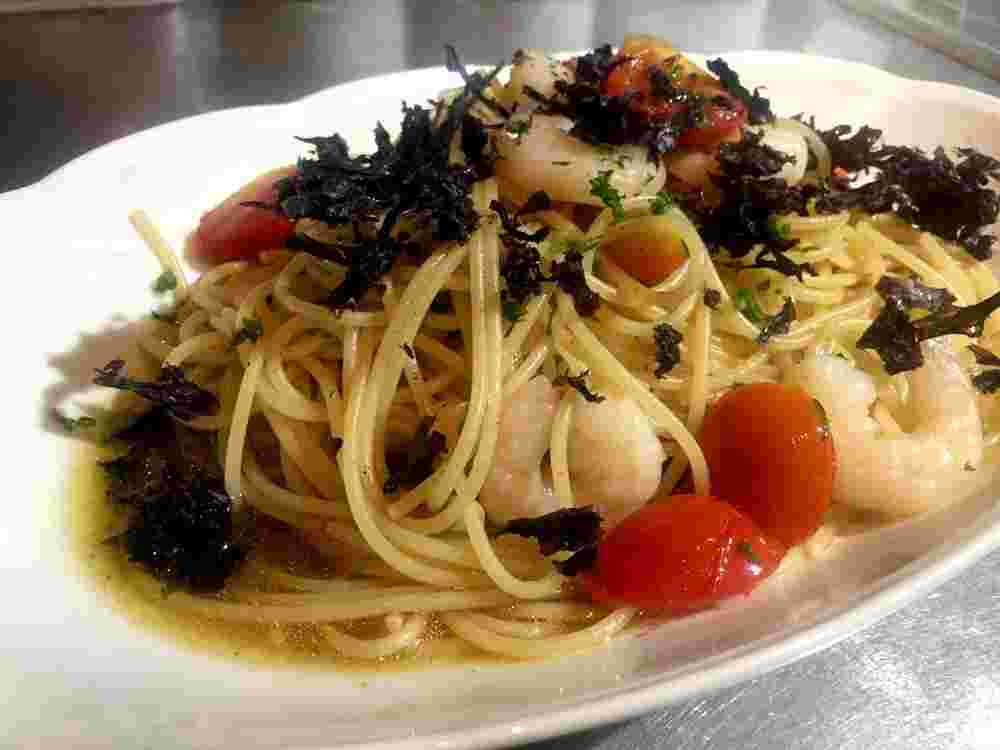 岩のりパスタ