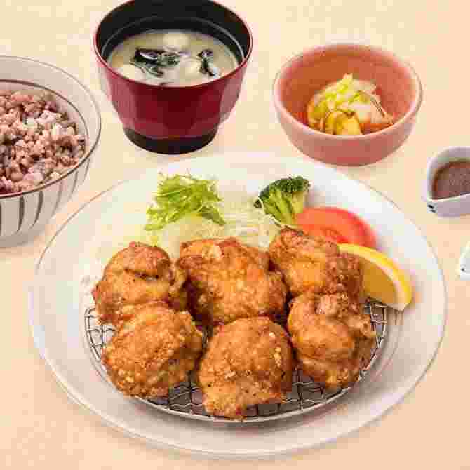 香味から揚げ定食6個