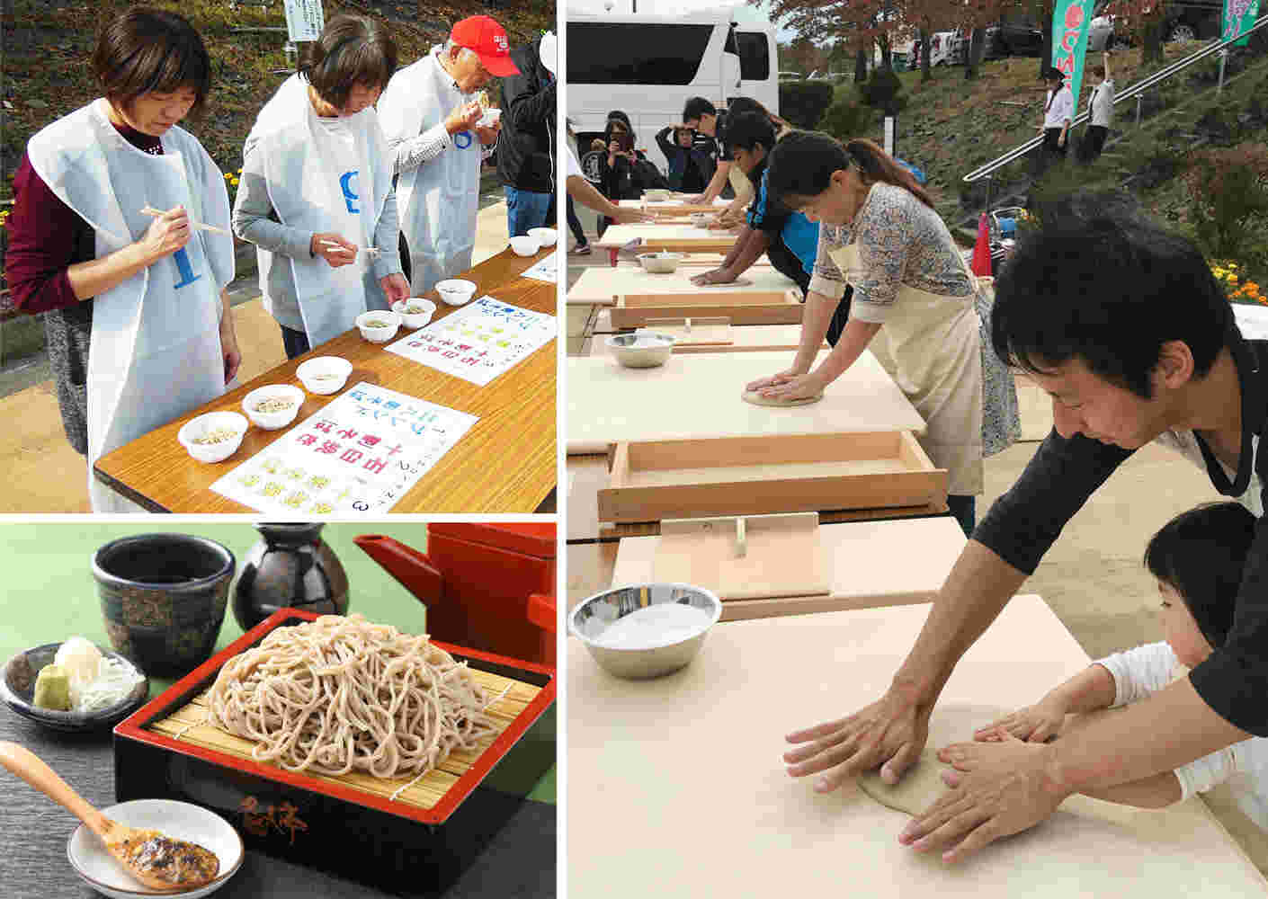 新そば祭りの様子