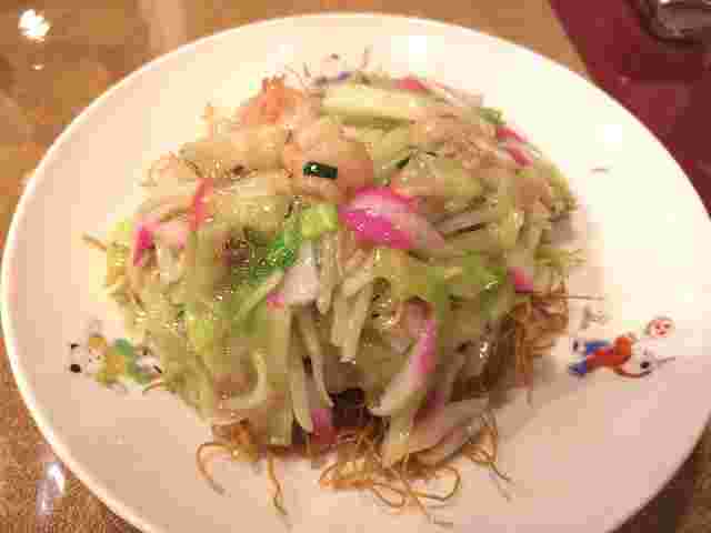 群来軒の皿うどん