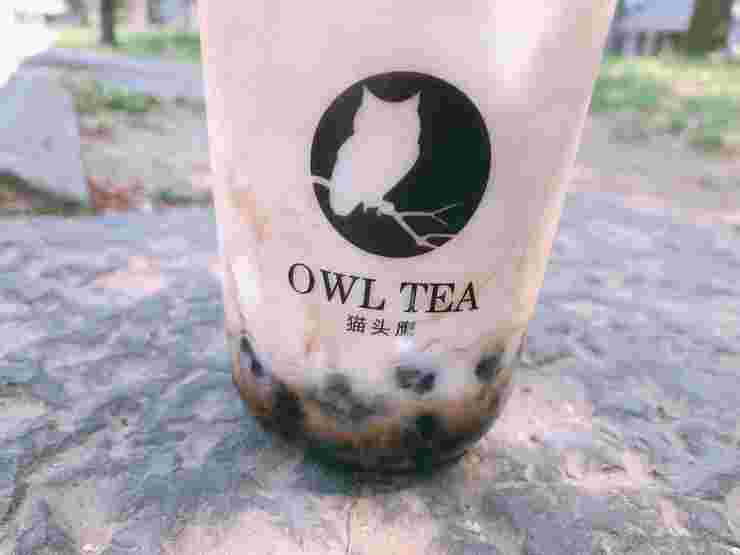 OWLTEAのタピオカミルク