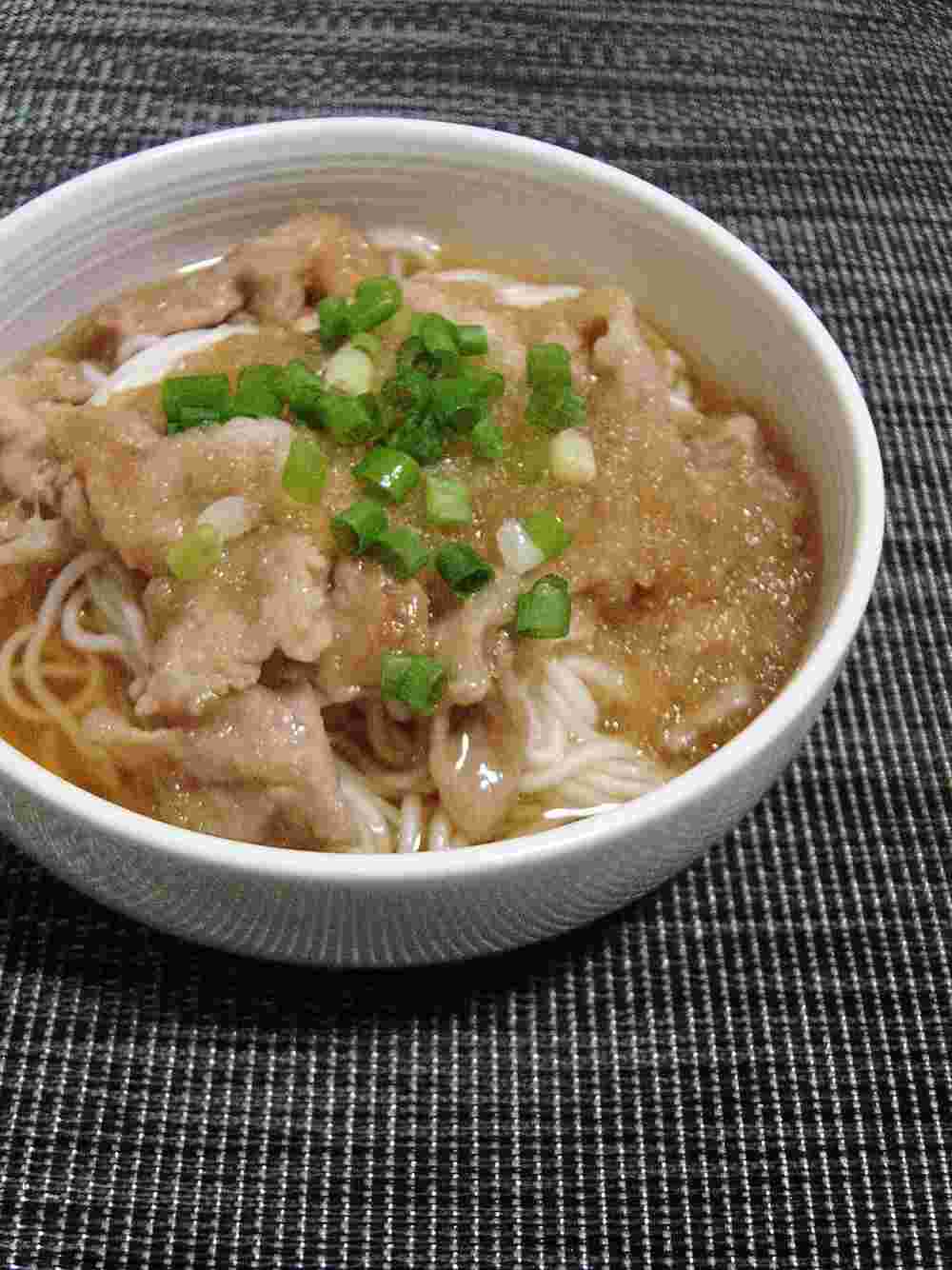 みぞれ鍋風にゅうめん