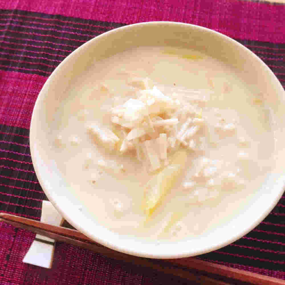 あったか豆乳にゅうめん