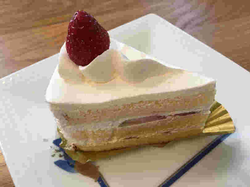 不二家のプレミアムショートケーキ