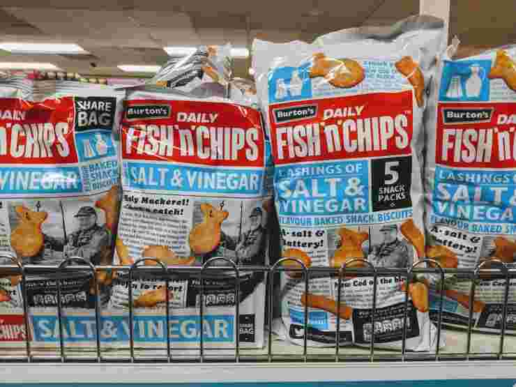 売り場に並んだFISH`nCHIPS