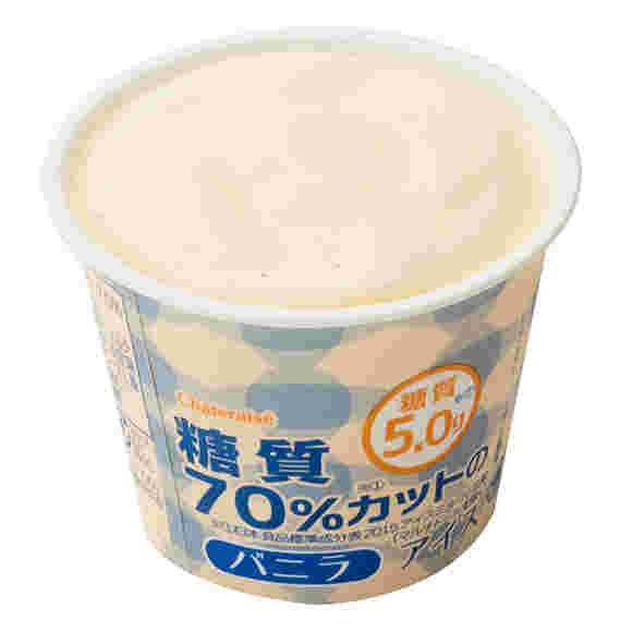 シャトレーゼの糖質70%カットのアイス　バニラ