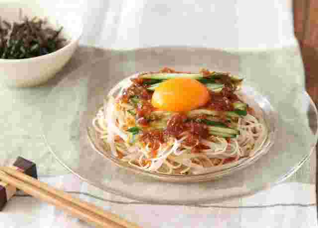 焼肉のたれを使ったそうめん