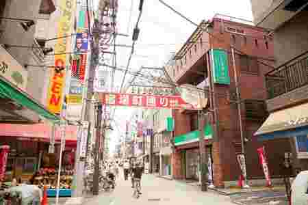 北千住の町並みの様子
