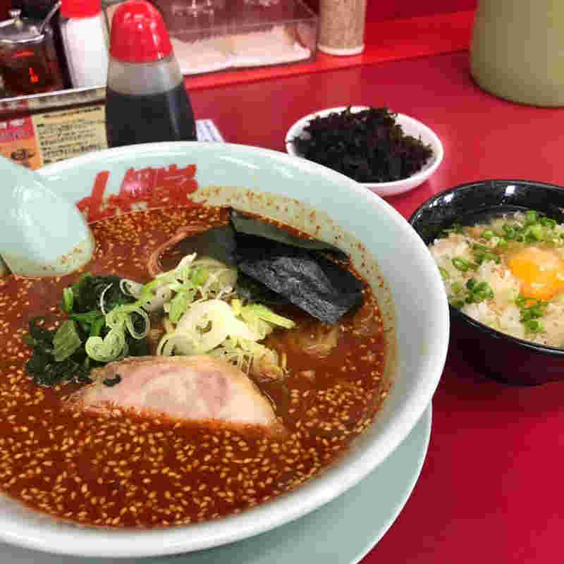 山岡家の激辛ラーメンの画像