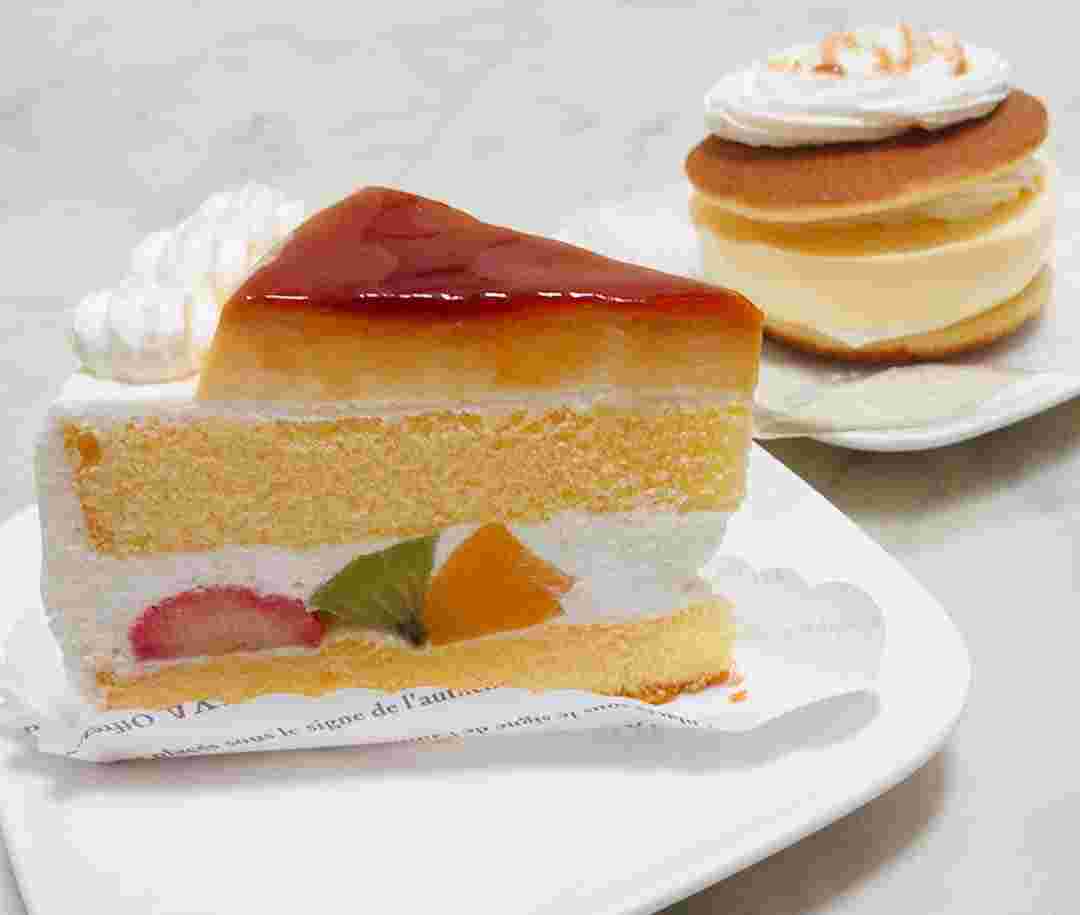 不二家のフルーツのプリンショート