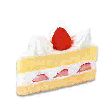不二家の三角ショートケーキ