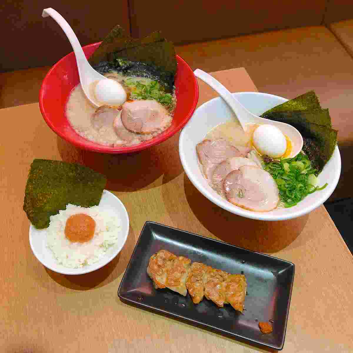 ラーメンとサイドメニュー