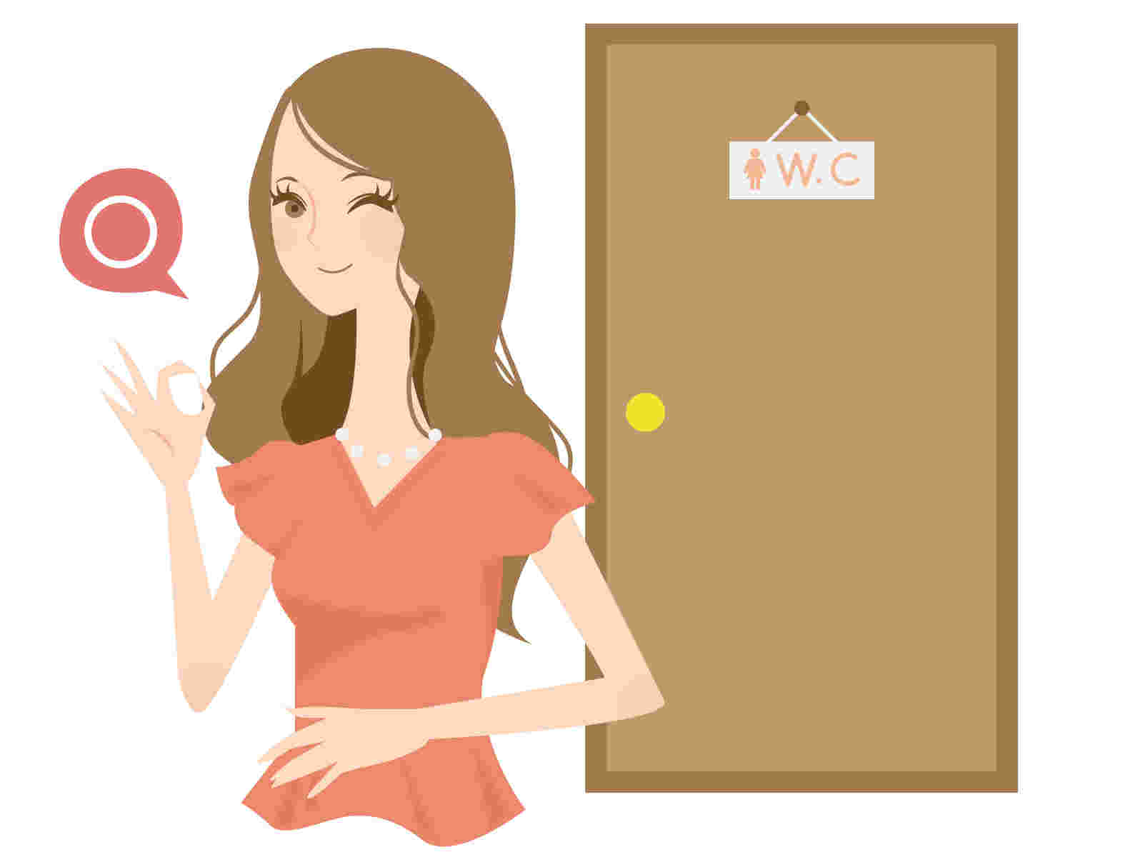 快便の女性