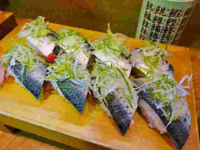 青魚のお寿司