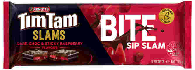 ティムタムSLAMS 「ダークチョコ＆スティッキーラズベリー」味