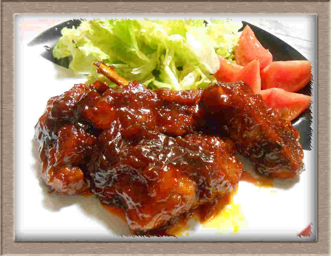 美味しそうなスペアリブ