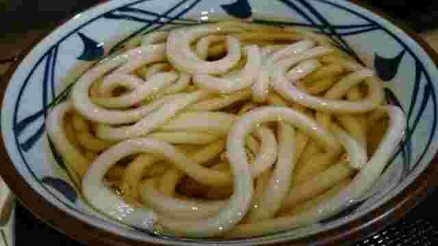 丸亀製麺のかけうどん