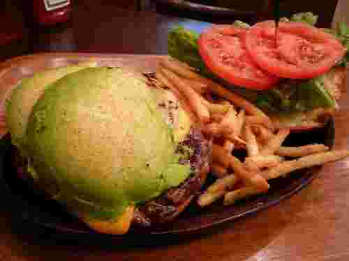 アボカドチーズバーガーセット