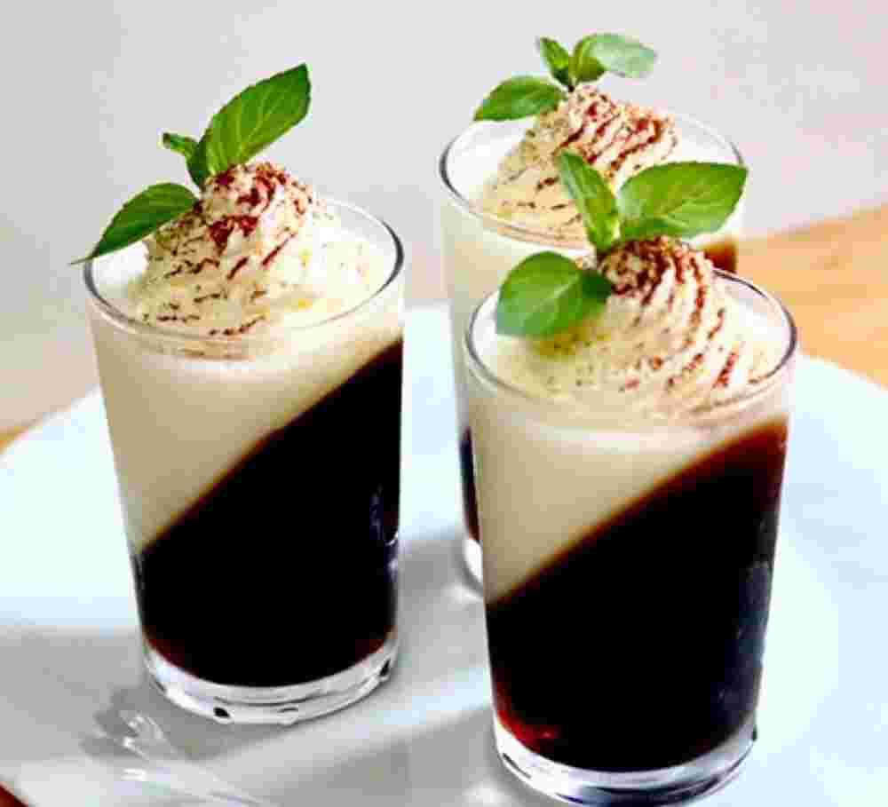 斜めコーヒーゼリー