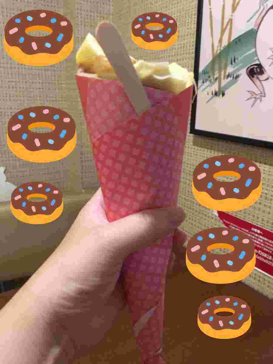 アイスクリーム入りクレープ