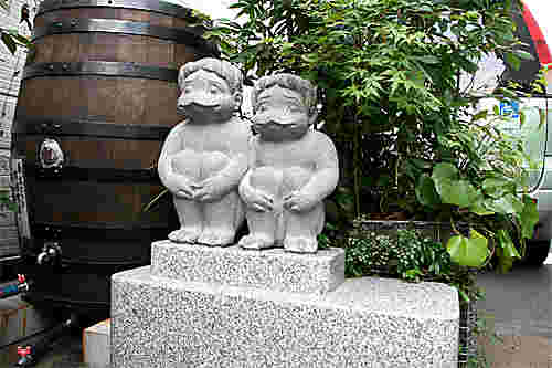 合羽橋にあるかっぱの銅像