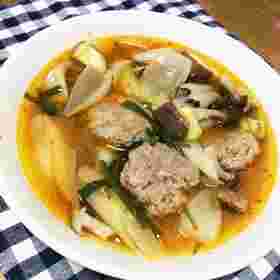 肉団子の燃焼系スープ