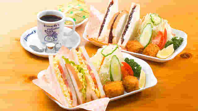 ランチセットとコーヒー
