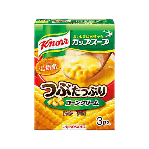 クノールの粒たっぷりコーンクリームタイプのパッケージ