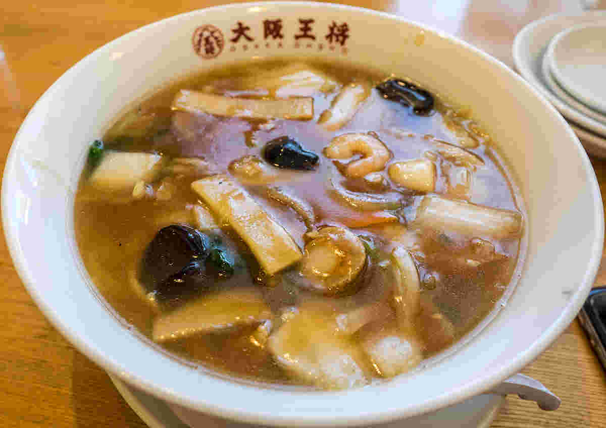 五目あんかけラーメン