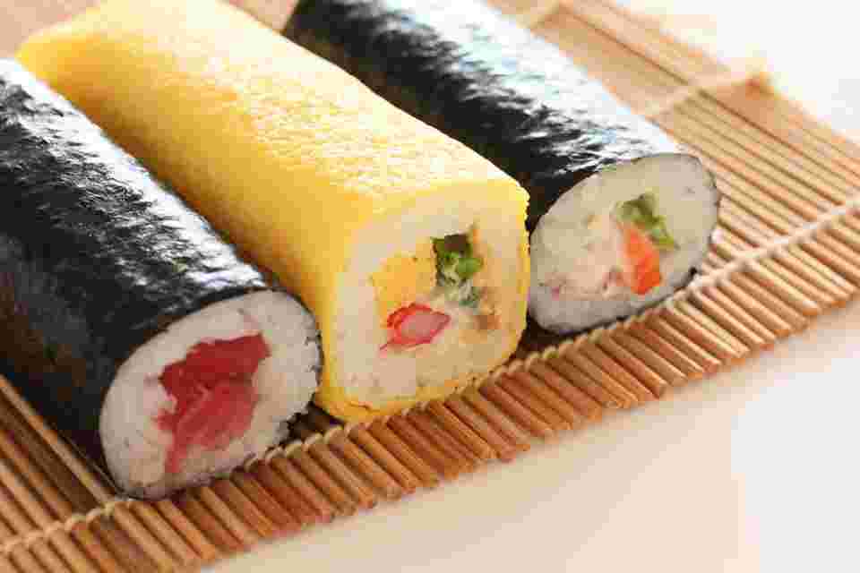 3種類の太巻き