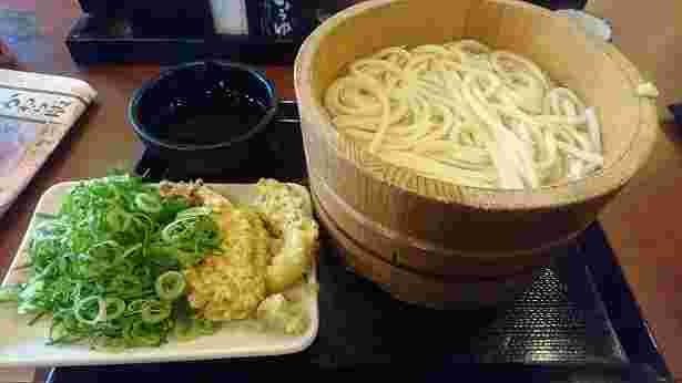 丸亀製麺の釜揚げうどん