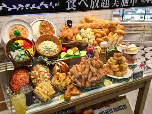ケンタッキー食べ放題メニュー