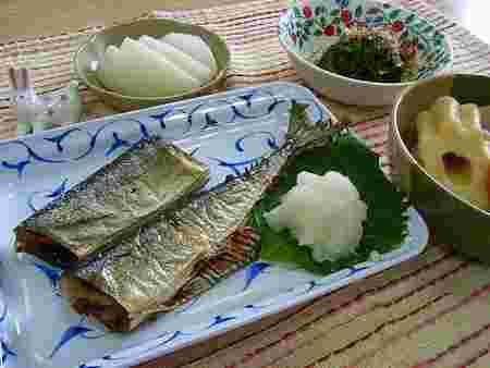 魚と大根おろし
