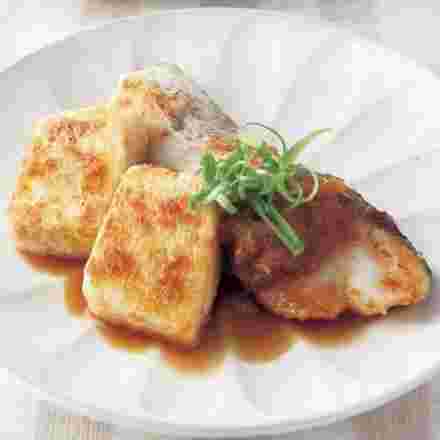 魚と大根おろしの料理