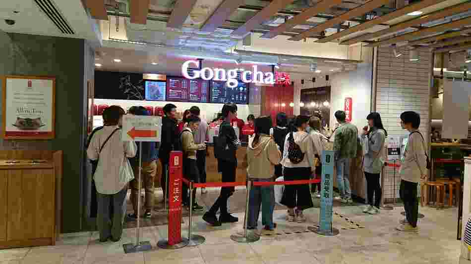 ゴンチャの室内店舗