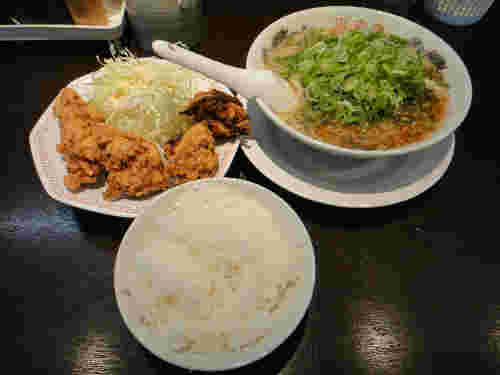 来来亭カラアゲ定食