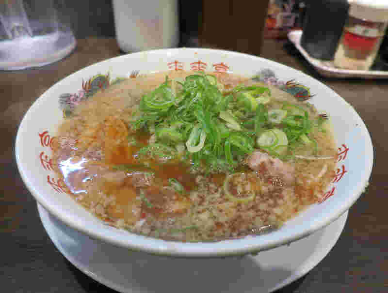 来来亭のラーメン