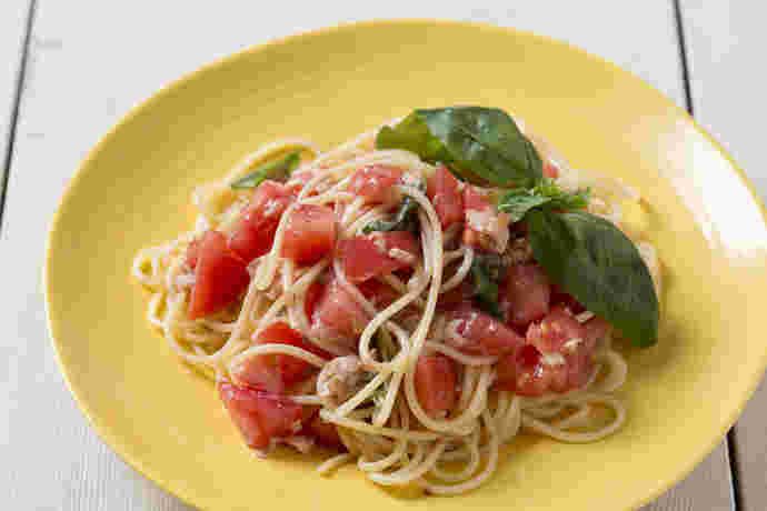 冷製パスタに使用するイメージ