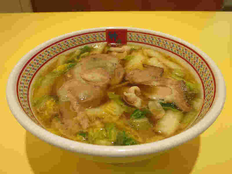 どうとんぼり神座のラーメン
