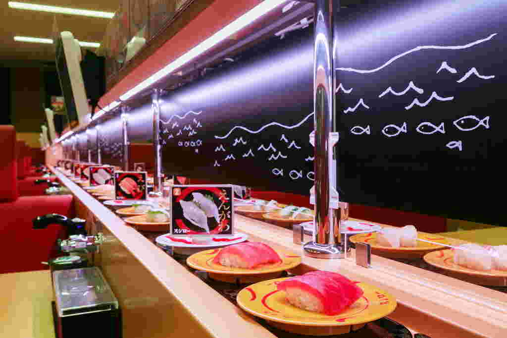 スシローの店内