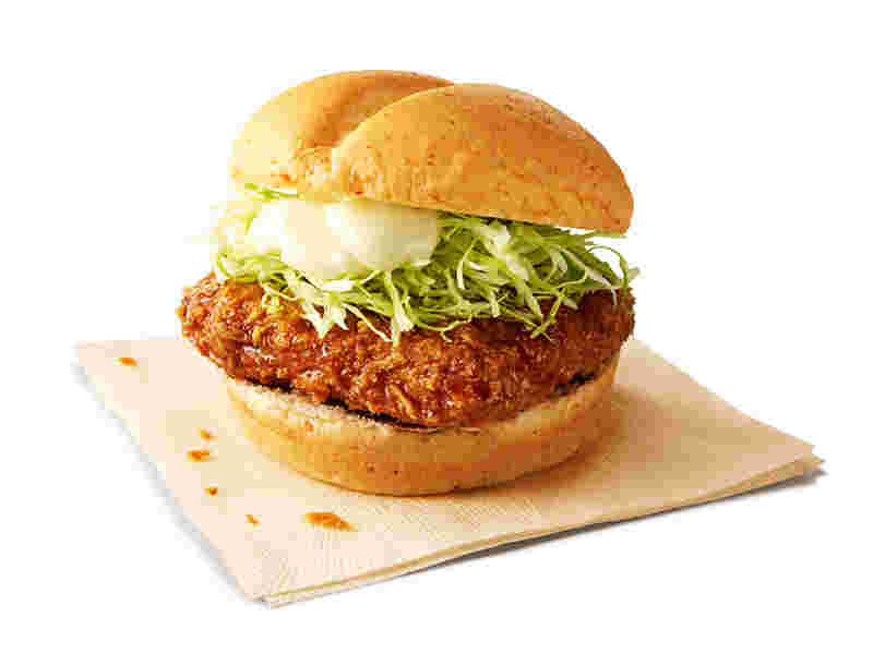 ケンタッキーの和風チキンカツサンド