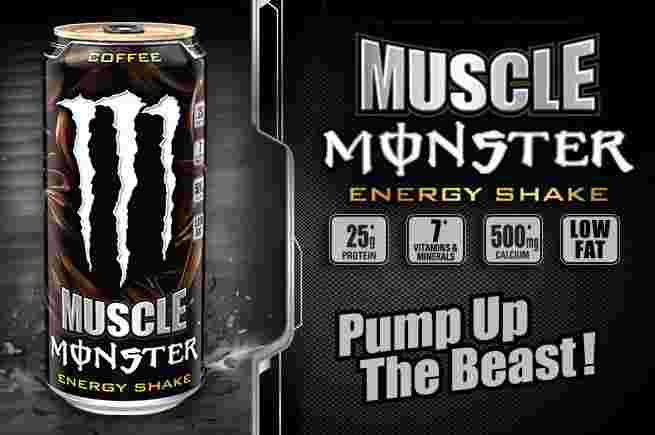 MUSCLE MONSTER ENERGY SHAKE COFFEE